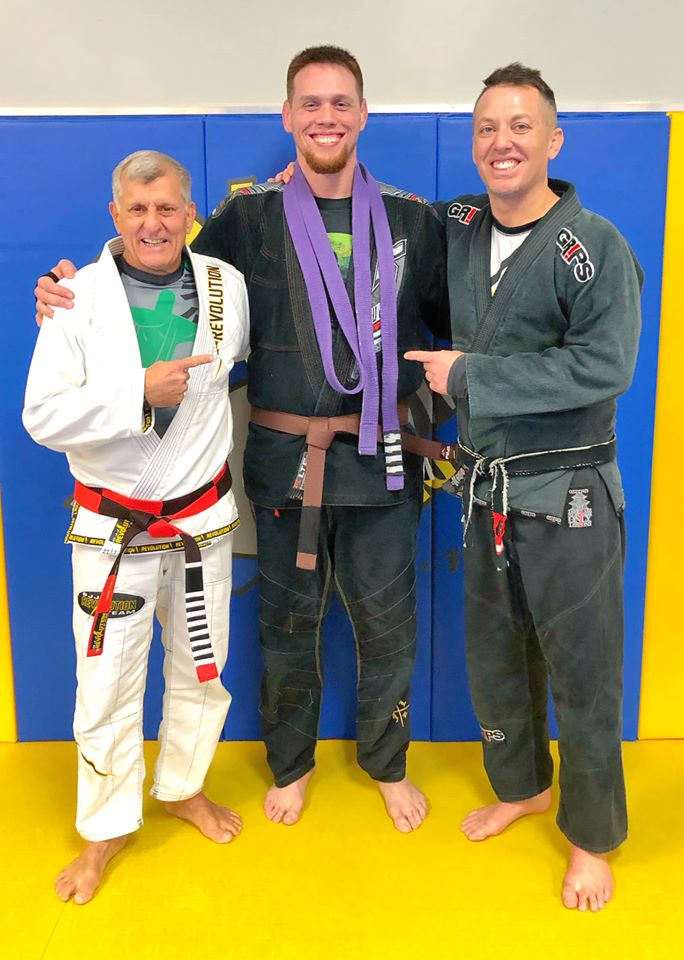 New Purple and Brown Belts at AJJ 2