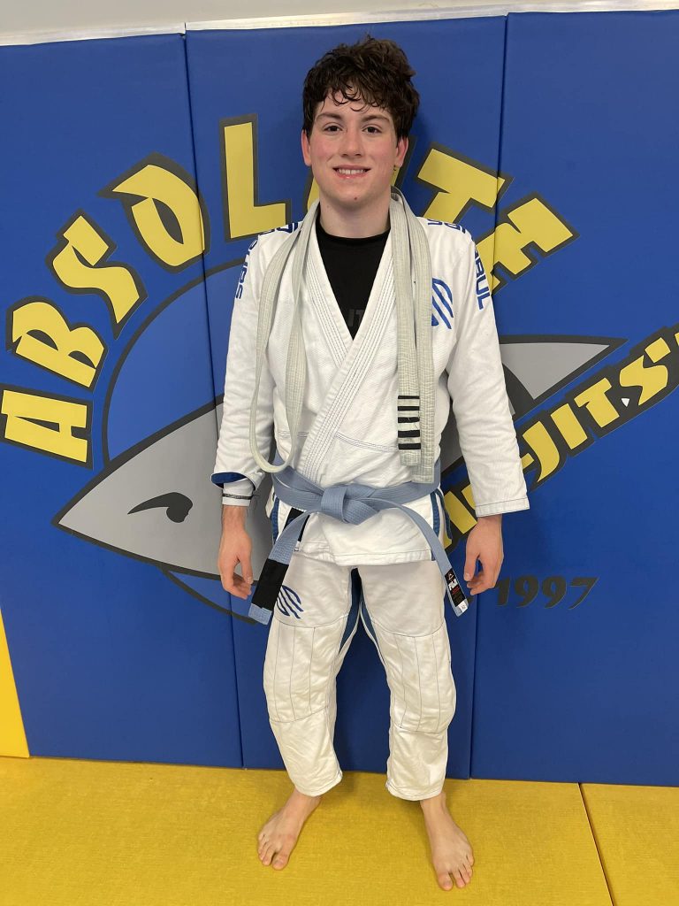 Congratulations to Michael Ogden for earning his blue belt!!! 10